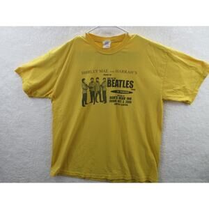 2008 LONG LIVE THE BEATLES Show Men's XL T-shirt SHIRLEY MAE HARRAH'S AC